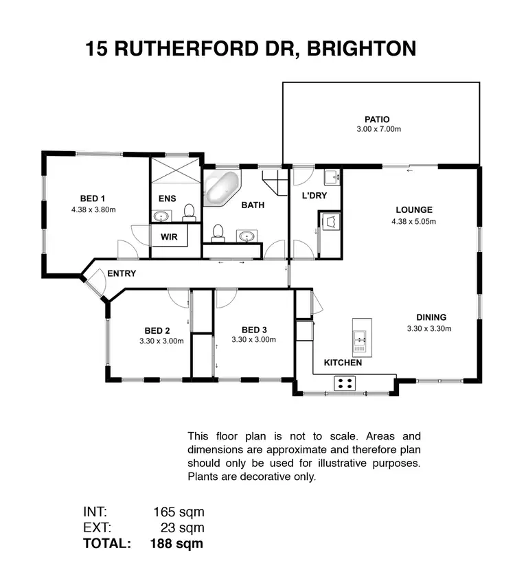 Floorplan of Homely house listing, 15 Rutherford Drive, Brighton TAS 7030