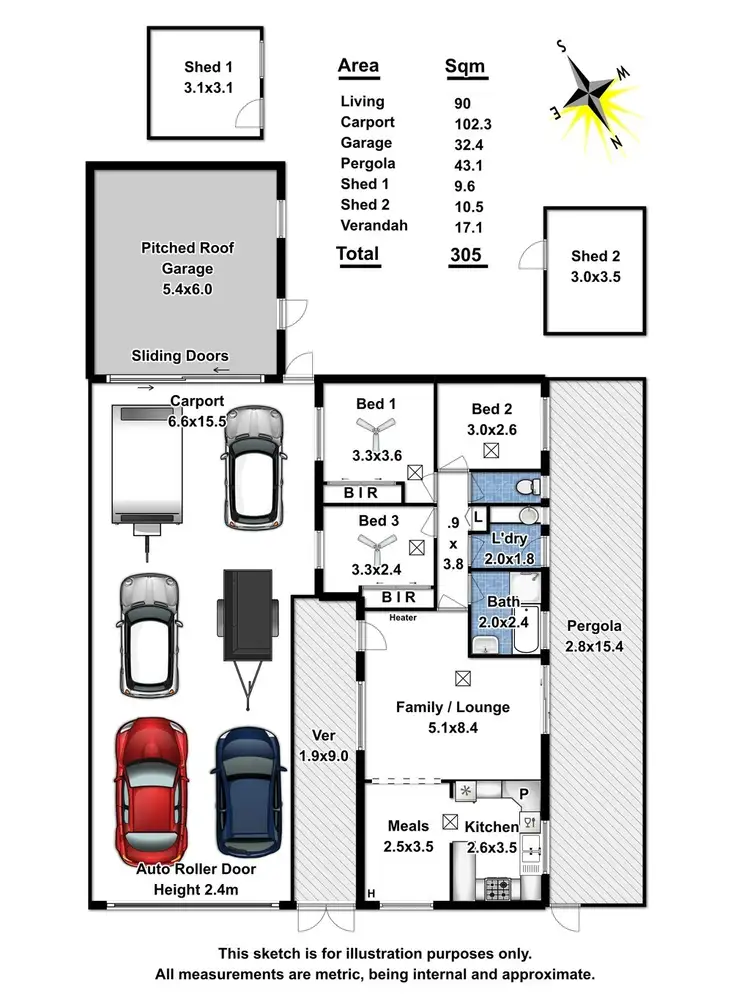 Floorplan of Homely house listing, 12 Churcher Avenue, Blakeview SA 5114