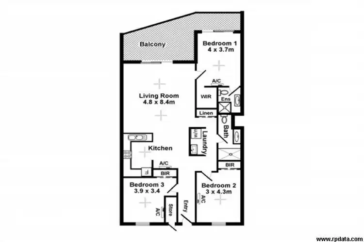Floorplan of Homely unit listing, 8/31 Mannikan Court, Bakewell NT 832