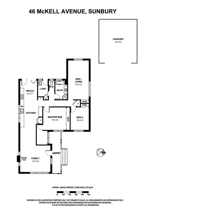 Floorplan of Homely house listing, 46 Mckell Avenue, Sunbury VIC 3429