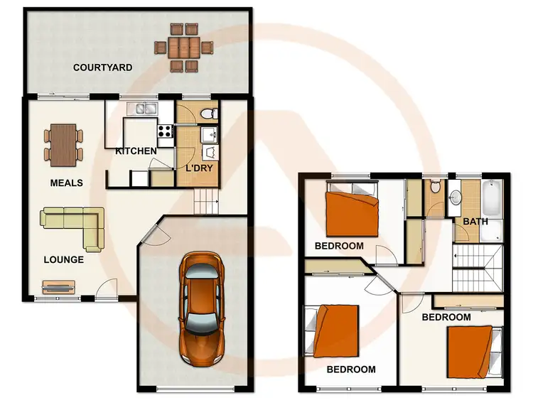 Floorplan of Homely townhouse listing, 67/3236 MT LINDESAY HWY, Browns Plains QLD 4118