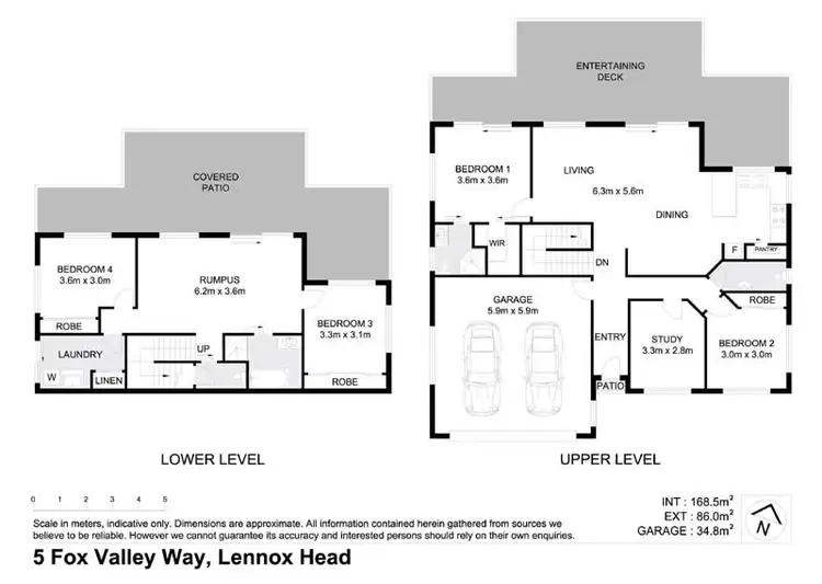 Floorplan of Homely house listing, 5 Fox Valley Way, Lennox Head NSW 2478