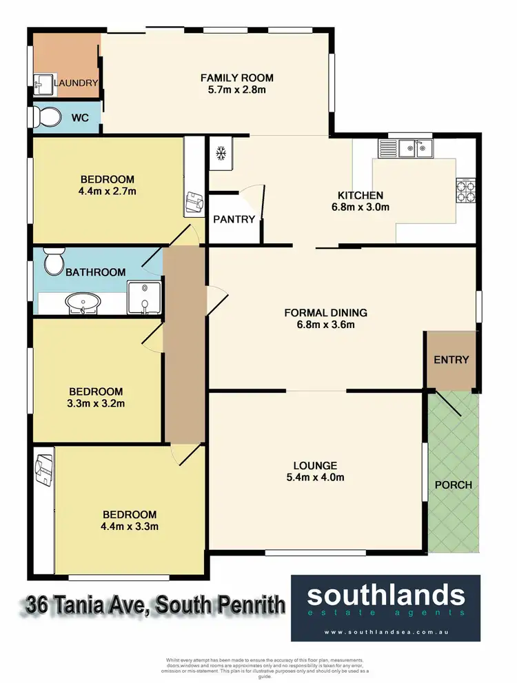 Floorplan of Homely house listing, 36 Tania Ave, South Penrith NSW 2750
