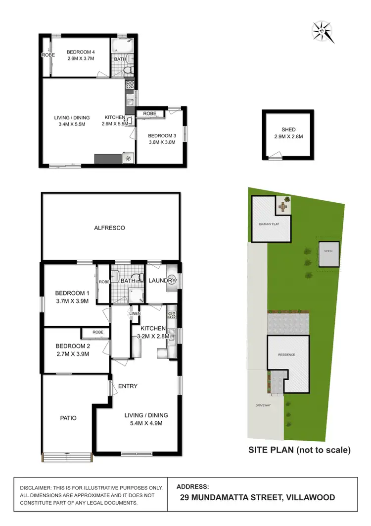 Floorplan of Homely house listing, 29 Mundamatta Street, Villawood NSW 2163