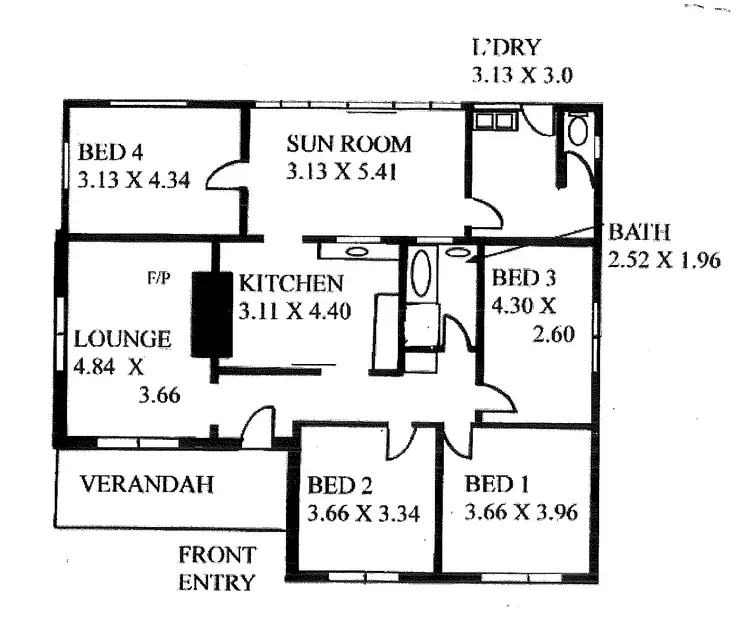 Floorplan of Homely house listing, 15 West Tce, Tumby Bay SA 5605