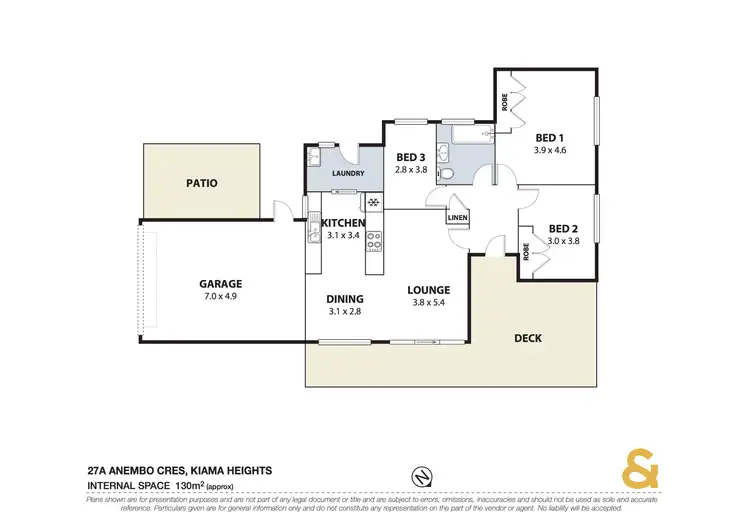 Floorplan of Homely villa listing, 27a Anembo Crescent, Kiama Heights NSW 2533