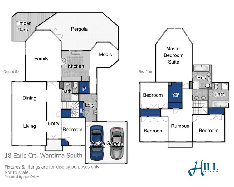 Floorplan of Homely house listing, 18 Earls Court, Wantirna South VIC 3152