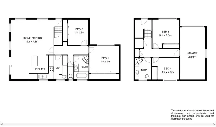 Floorplan of Homely house listing, Unit 2/151 Branscombe Road, Claremont TAS 7011