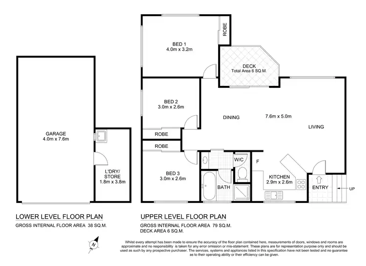 Floorplan of Homely townhouse listing, 2/24 Avoca Drive, Avoca Beach NSW 2251