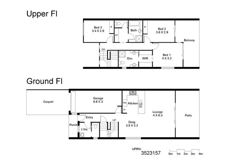Floorplan of Homely townhouse listing, Address available on request