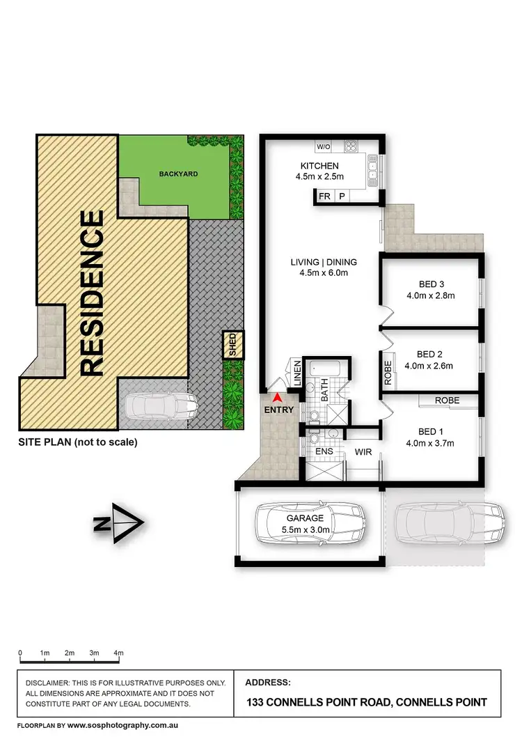 Floorplan of Homely villa listing, 2/133 Connells Point Road, Connells Point NSW 2221