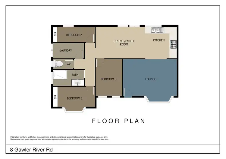 Floorplan of Homely house listing, 8 Gawler River Road, Lewiston SA 5501