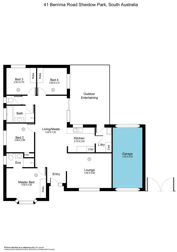 Floorplan of Homely house listing, 41 Berrima Road, Sheidow Park SA 5158