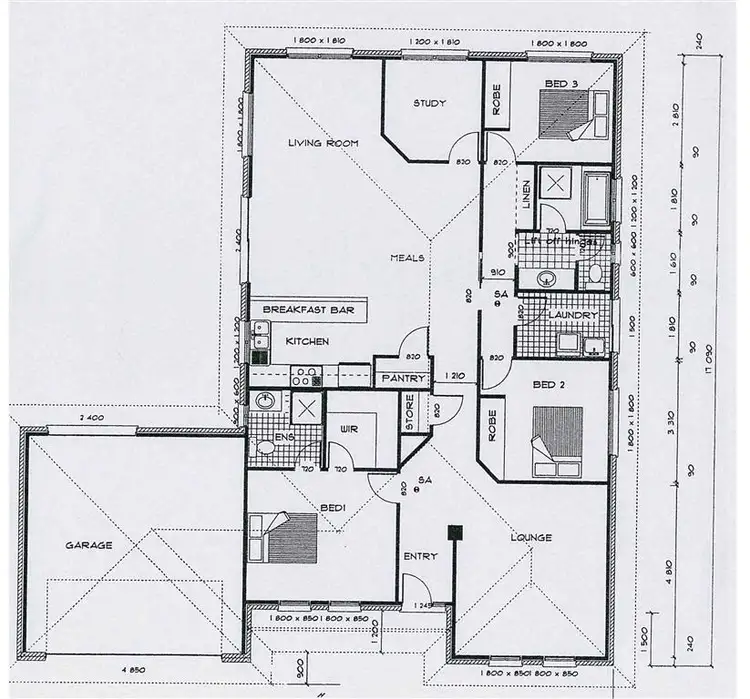 Floorplan of Homely house listing, 4 Pike St, Paringa SA 5340