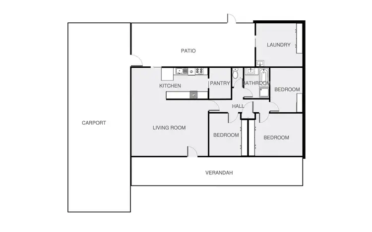 Floorplan of Homely house listing, 152 DARLING STREET, Wentworth NSW 2648