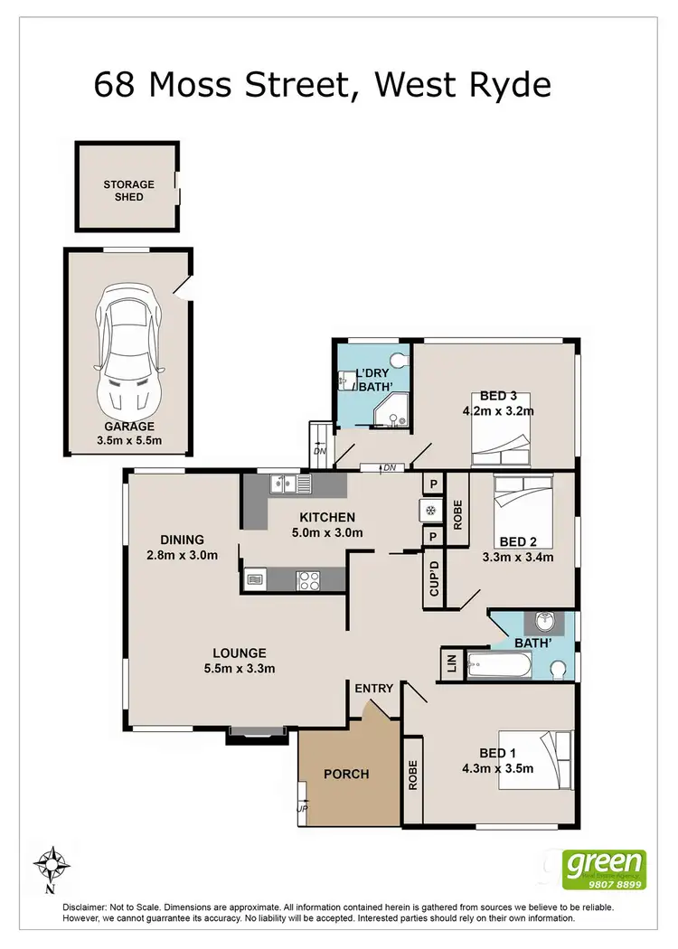 Floorplan of Homely house listing, 68 Moss Street, West Ryde NSW 2114