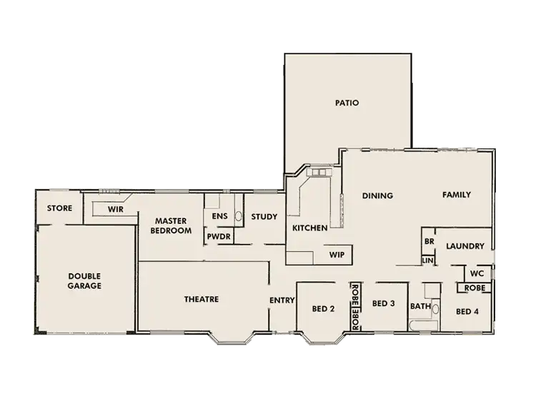 Floorplan of Homely house listing, 4 Nutbush Avenue, Falcon WA 6210