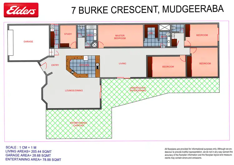 Floorplan of Homely house listing, 7 Burke Crescent, Mudgeeraba QLD 4213