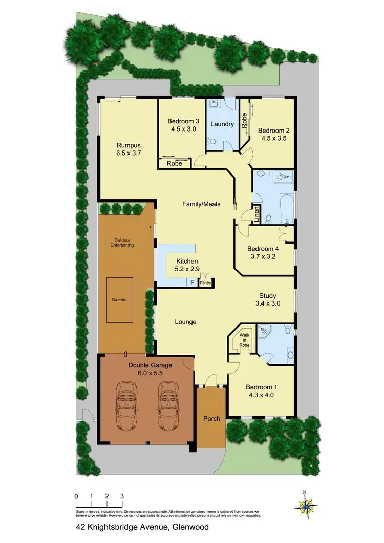 Floorplan of Homely house listing, 42 Knightsbridge Avenue, Glenwood NSW 2768