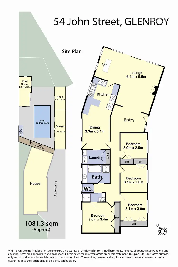 Floorplan of Homely house listing, 54 John Street, Glenroy VIC 3046