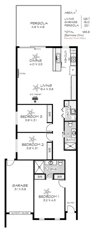 Floorplan of Homely house listing, 1/22 Farquhar Street, Goolwa SA 5214