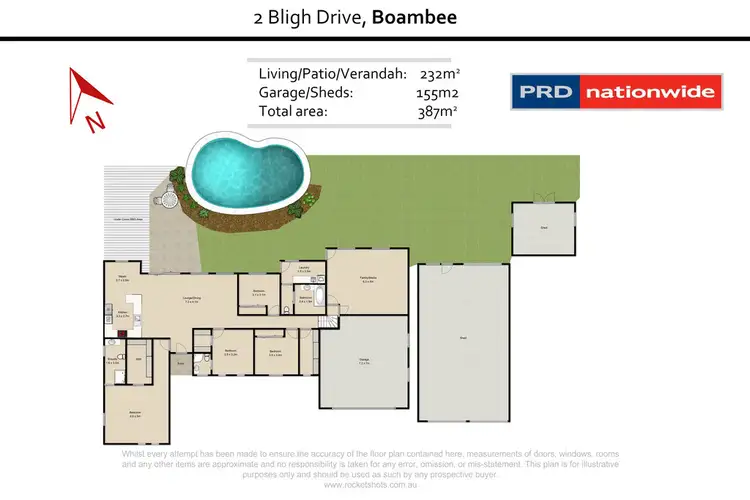 Floorplan of Homely house listing, 2 Bligh Drive, Boambee NSW 2450