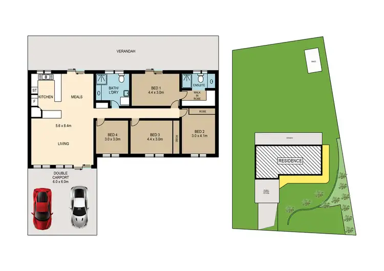 Floorplan of Homely house listing, 40 Baldwin Drive, Woodroffe NT 830