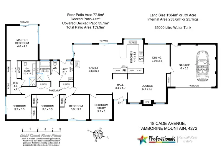 Floorplan of Homely house listing, 18 Cade Avenue, Tamborine Mountain QLD 4272