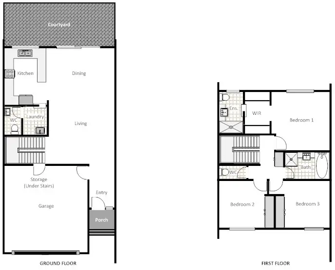 Floorplan of Homely unit listing, 93/121 Thynne Street, Bruce ACT 2617