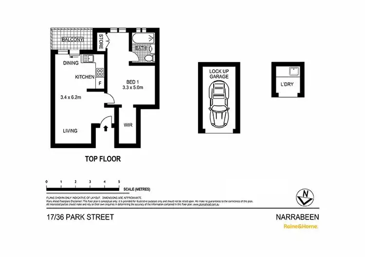 Floorplan of Homely unit listing, 17/36 Park Street, Narrabeen NSW 2101