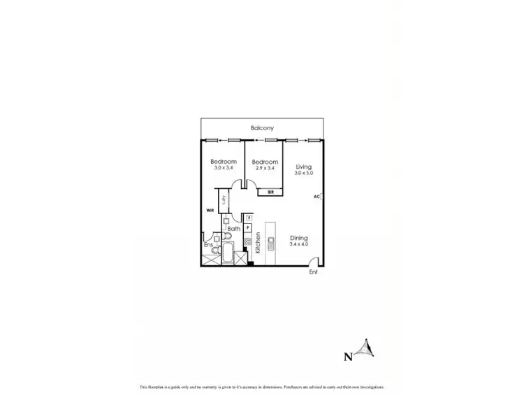 Floorplan of Homely unit listing, 102/117 Pier Street, Altona VIC 3018