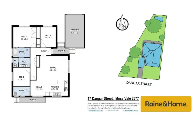 Floorplan of Homely house listing, 17 Dangar Street, Moss Vale NSW 2577