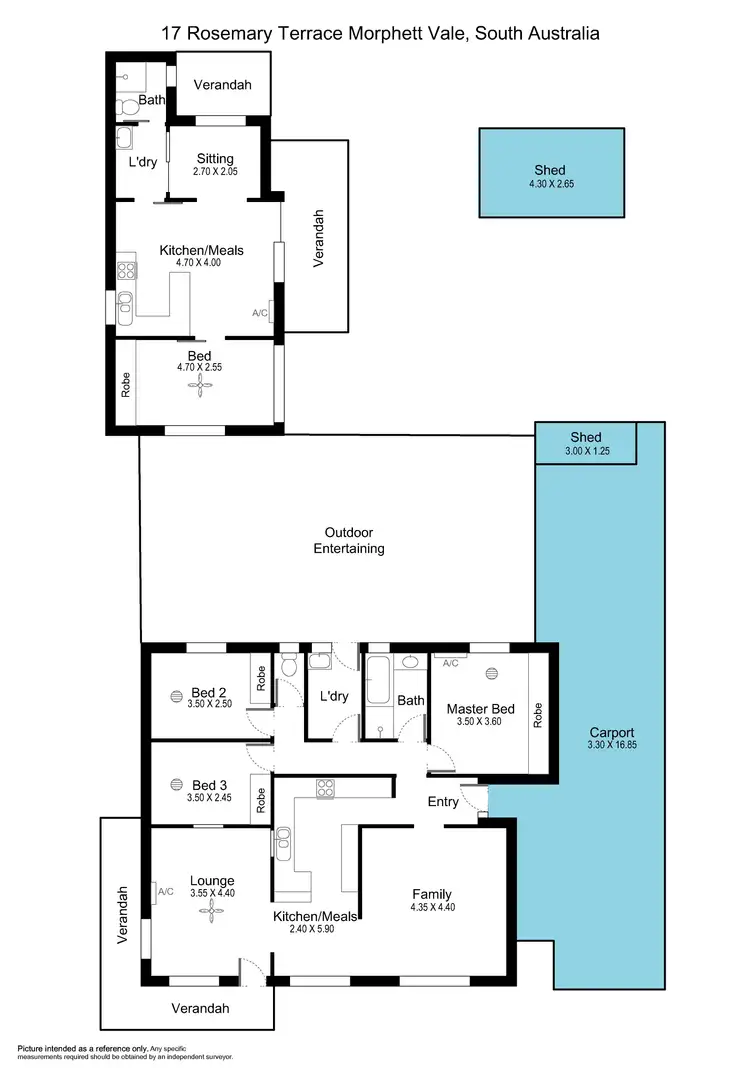 Floorplan of Homely house listing, 17 Rosemary Terrace, Morphett Vale SA 5162