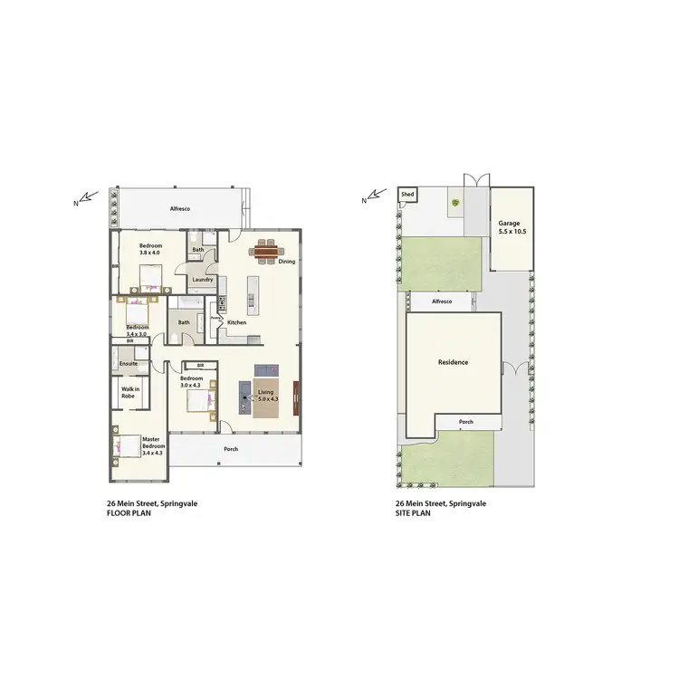 Floorplan of Homely house listing, 26 Mein Street, Springvale VIC 3171