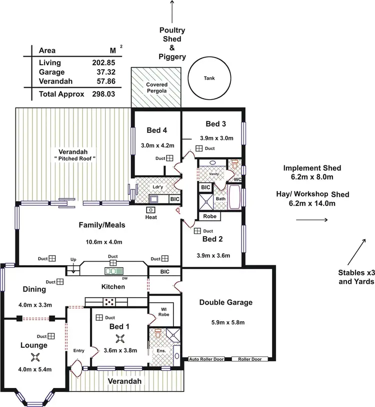 Floorplan of Homely house listing, Lot 302 South Street, Hamley Bridge SA 5401