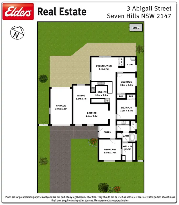 Floorplan of Homely house listing, 3 Abigail Street, Seven Hills NSW 2147