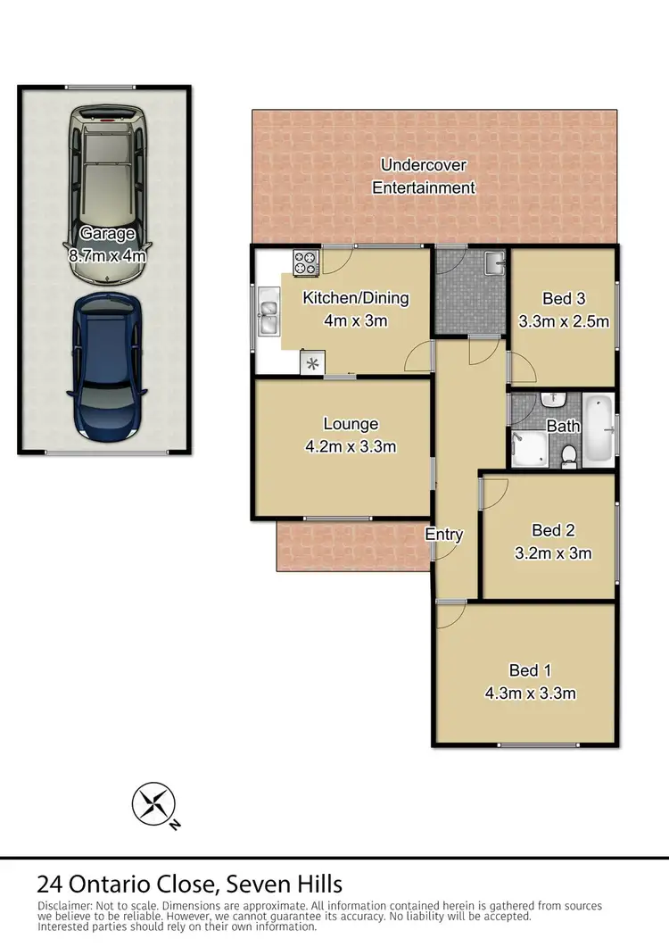 Floorplan of Homely house listing, 24 Ontario Close, Seven Hills NSW 2147