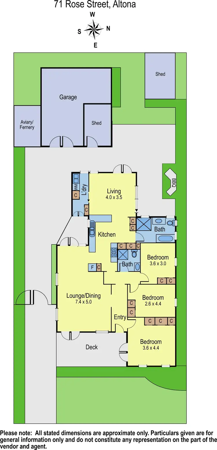 Floorplan of Homely house listing, 71 Rose Street, Altona VIC 3018