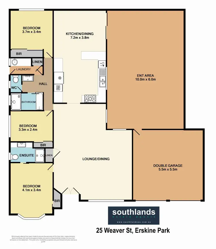 Floorplan of Homely house listing, 25 Weaver Street, Erskine Park NSW 2759