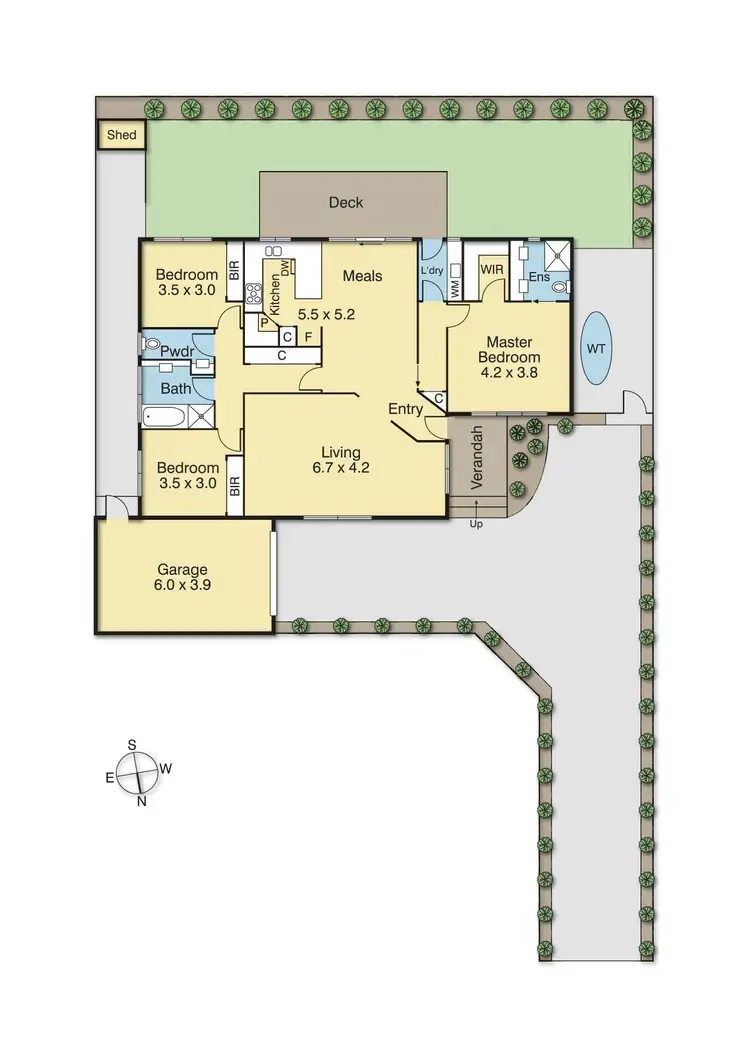 Floorplan of Homely house listing, 40A Barclay Avenue, Croydon VIC 3136