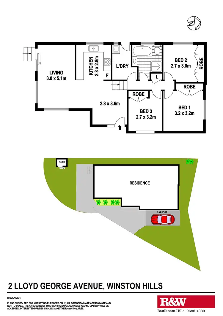 Floorplan of Homely house listing, 2 Lloyd George Avenue, Winston Hills NSW 2153