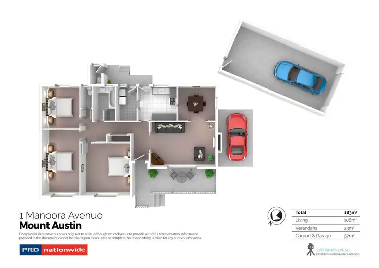 Floorplan of Homely house listing, 1 Manoora Avenue, Mount Austin NSW 2650