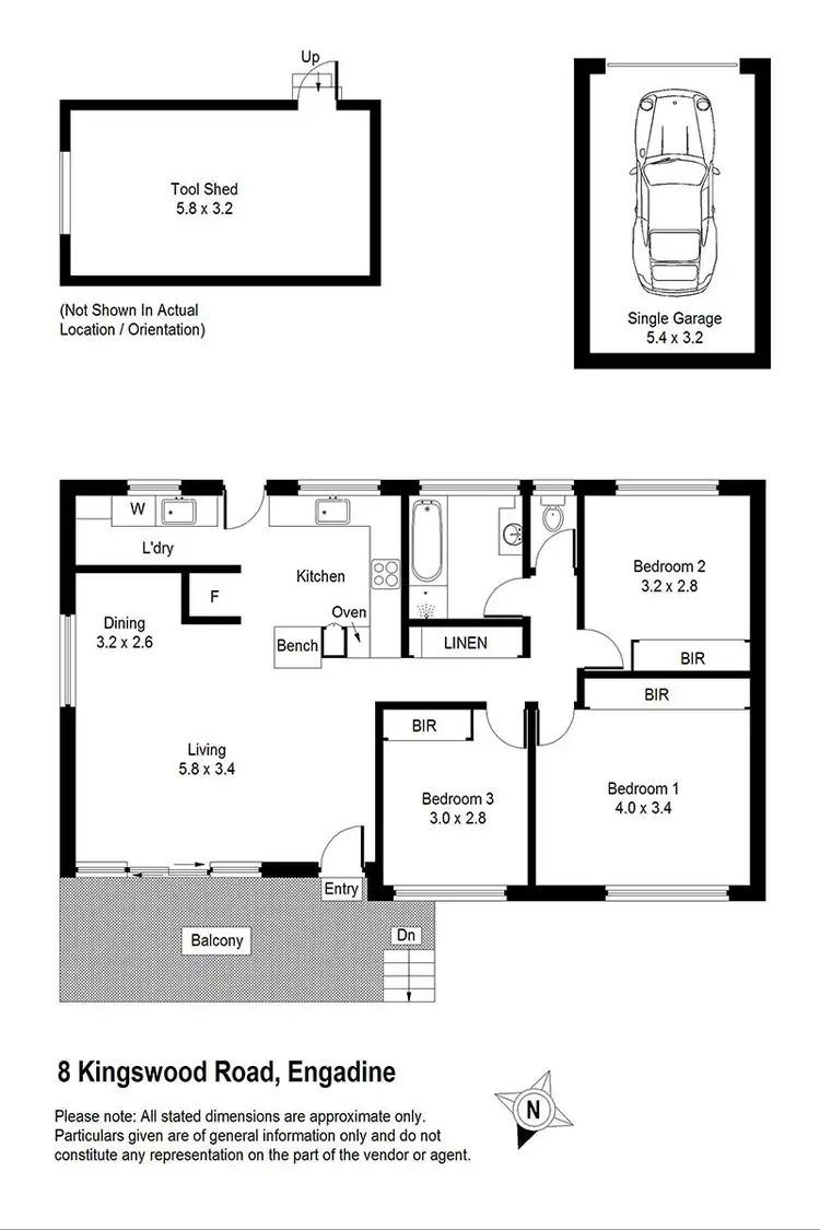 Floorplan of Homely house listing, 8 Kingswood Road, Engadine NSW 2233