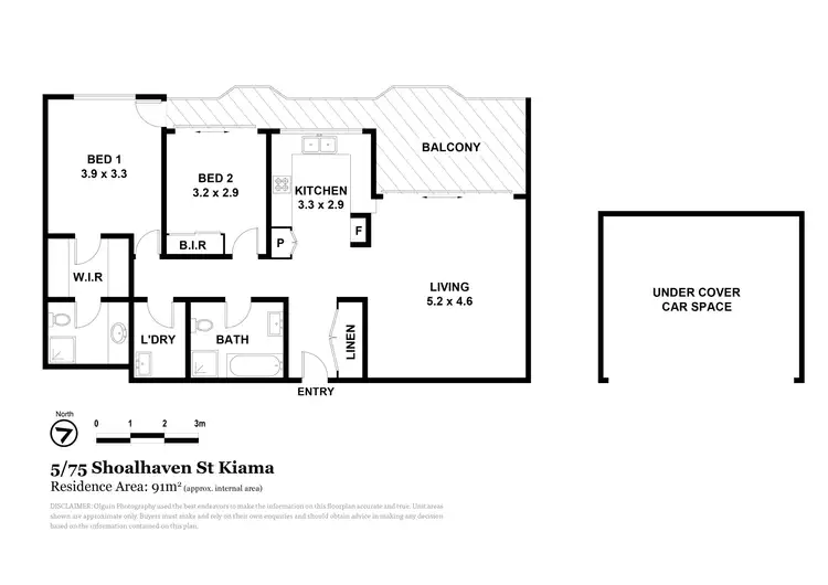 Floorplan of Homely unit listing, 5/75 Shoalhaven Street, Kiama NSW 2533