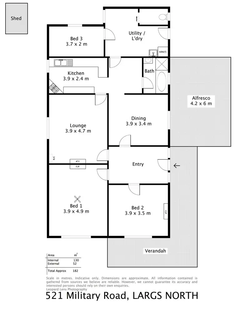 Floorplan of Homely house listing, 521 Military Road, Largs North SA 5016