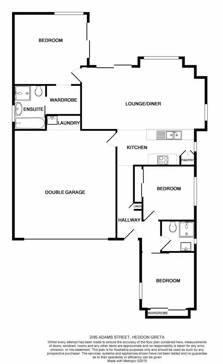 Floorplan of Homely house listing, 2/95 Adams St, Heddon Greta NSW 2321