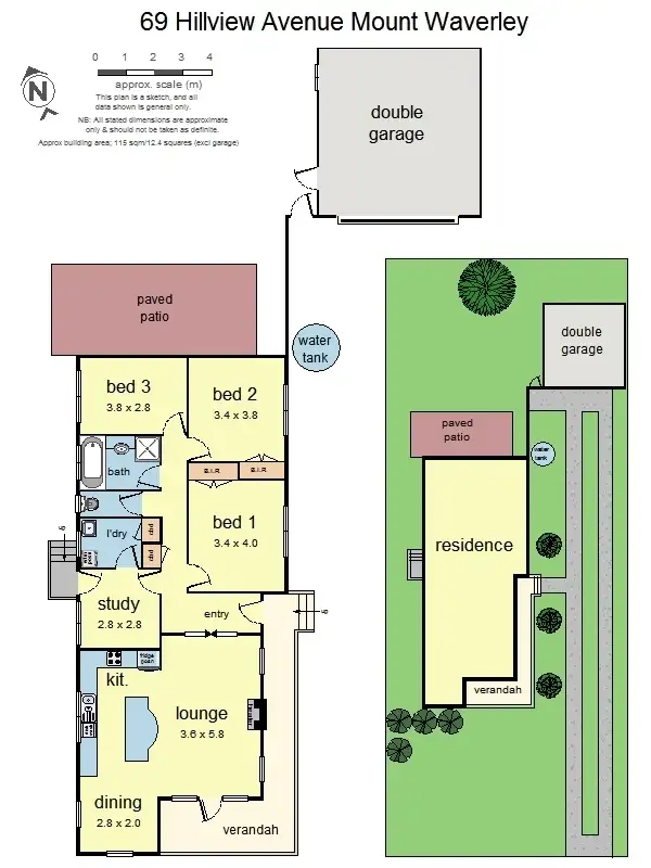Floorplan of Homely house listing, 69 Hillview Avenue, Mount Waverley VIC 3149
