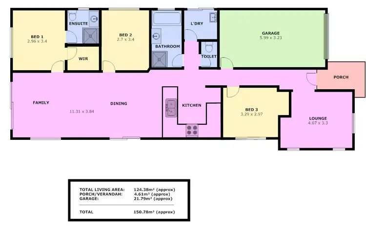 Floorplan of Homely house listing, 2 SITTELLA AVE, Burton SA 5110