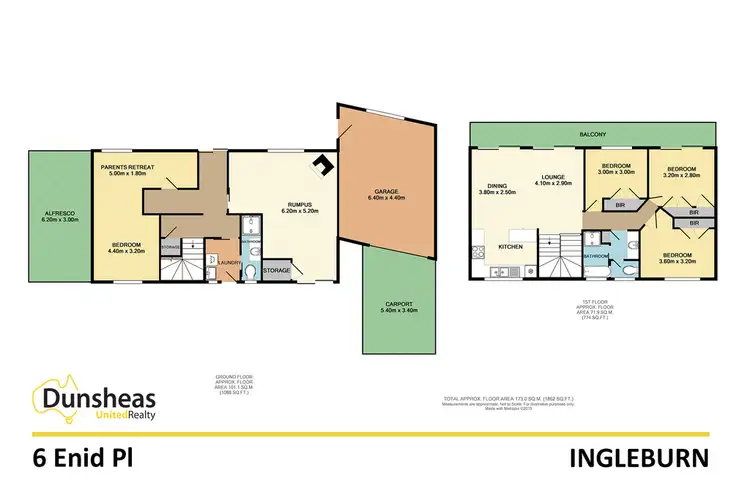 Floorplan of Homely house listing, 6 Enid Place, Ingleburn NSW 2565