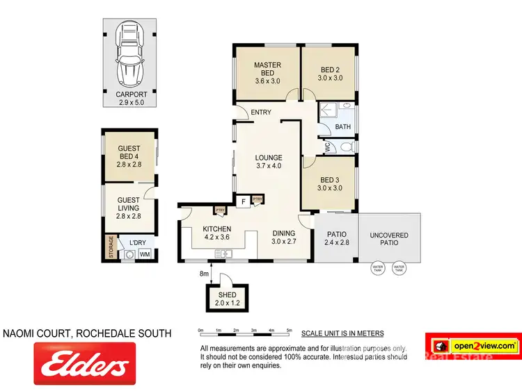 Floorplan of Homely house listing, 6 NAOMI COURT, Rochedale South QLD 4123